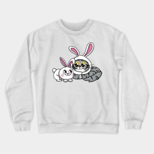 Bunny Kitty Crewneck Sweatshirt